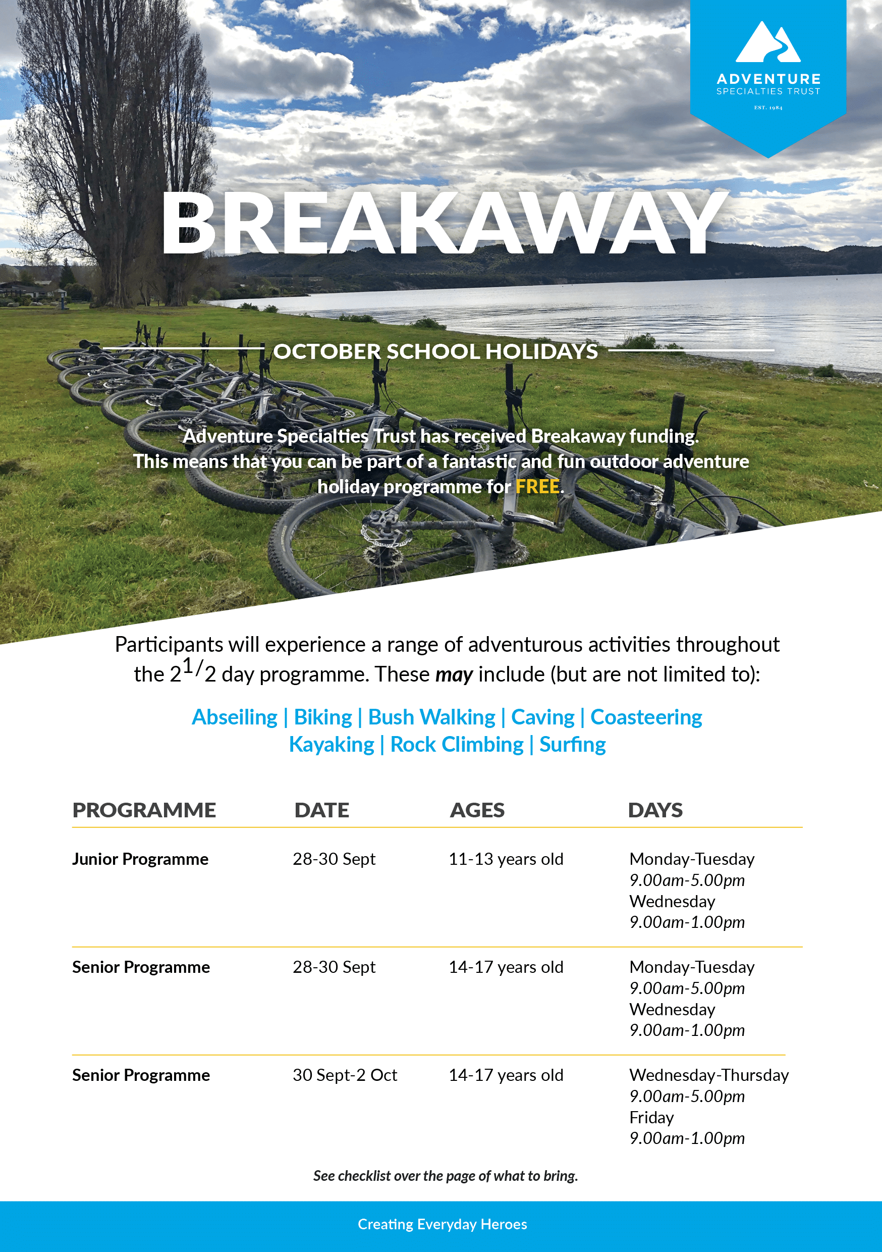 October Brochure - Page 1