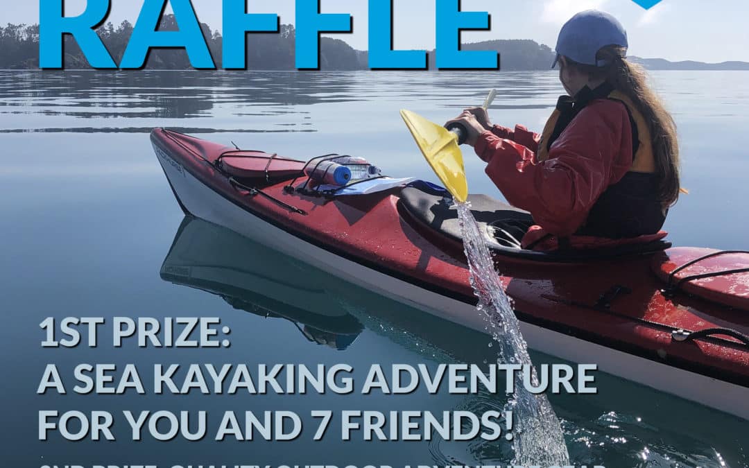 Fundraising raffle: win a sea kayaking adventure!
