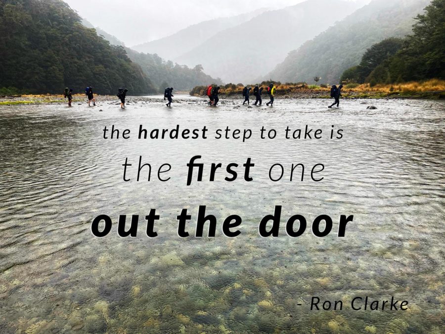 The hardest step to take …