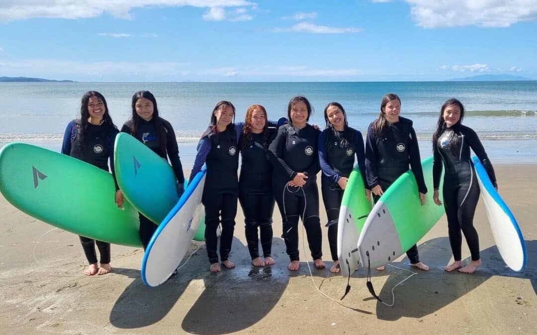 Massey High students give surfing a go