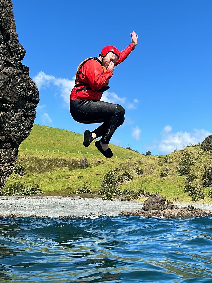 #coasteering jump styles!