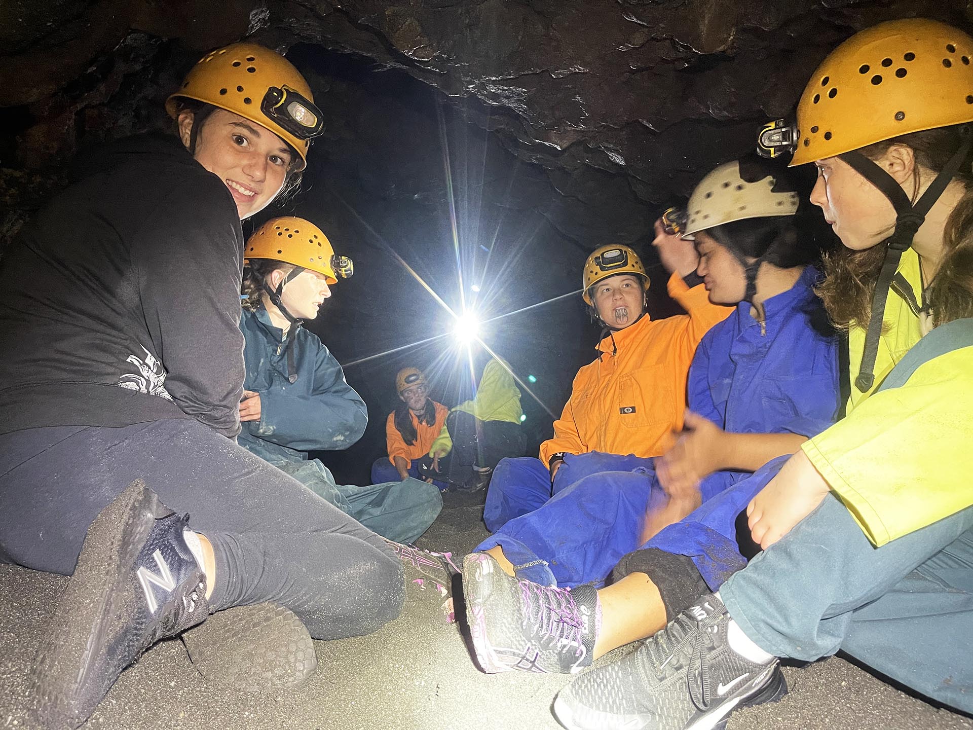 Caving with Massey High School