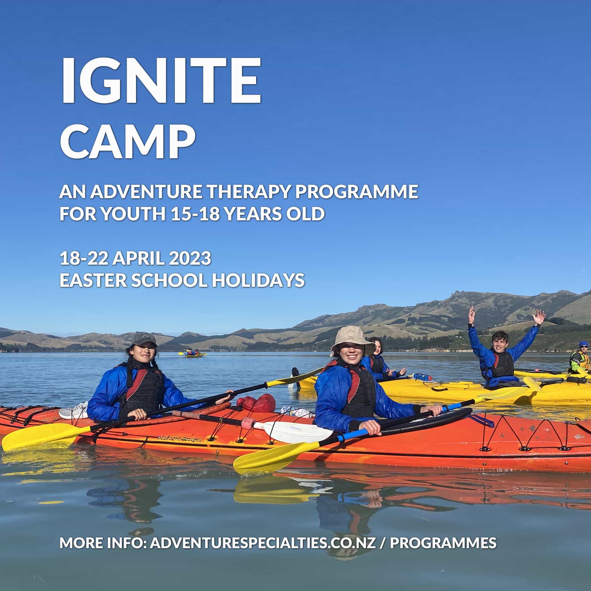 Upcoming programme: Ignite youth camp