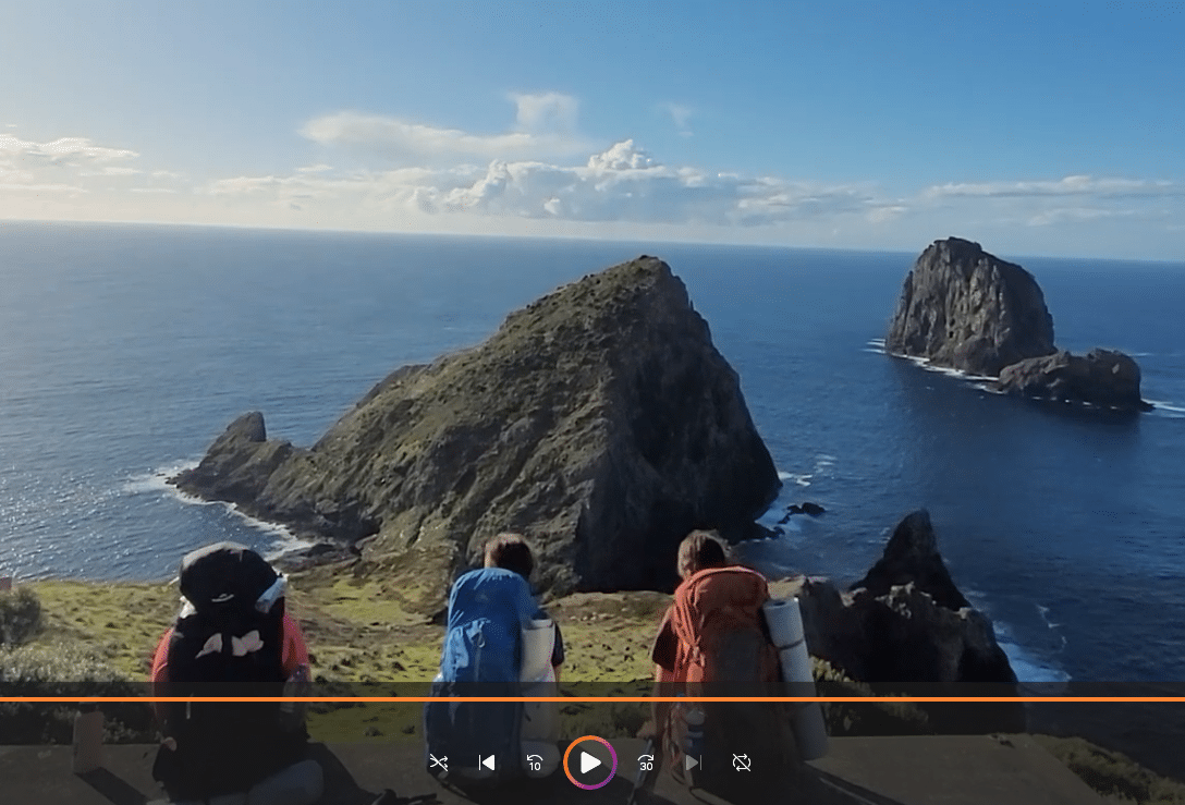 Stunning view from Cape Brett lighthouse