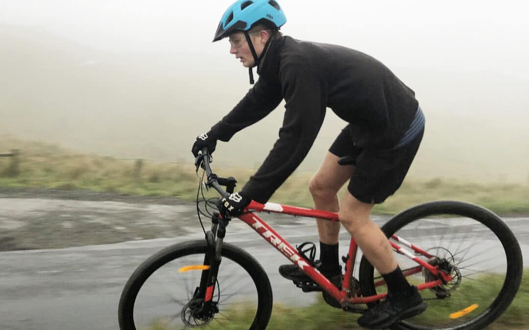 Mountain biking with Cashmere High School