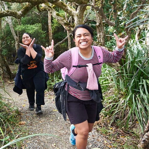Students on a Bronze Adventurous Journey hike